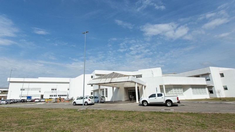 Fachada do Hospital Regional de Santa Maria