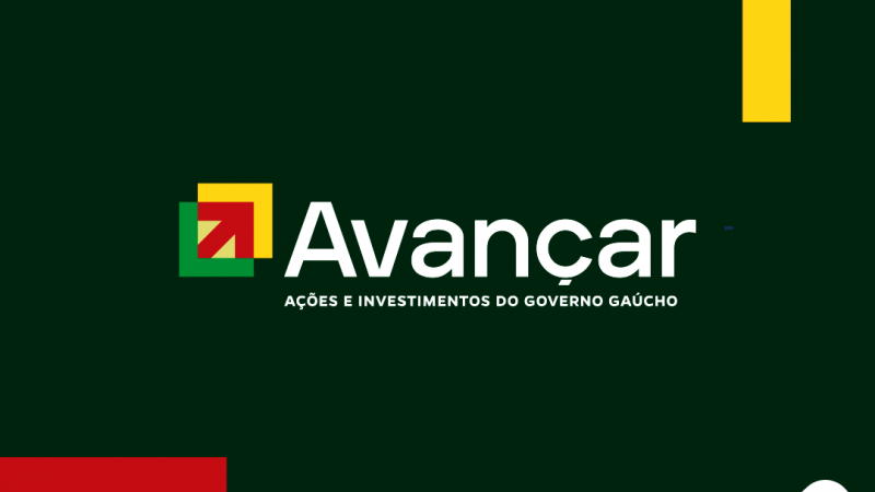 Logo do Programa: Avançar - Ações e investimentos do governo gaúcho