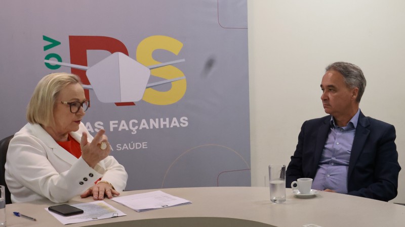 Arita Bergmann e Pedro Cezar de Almeida Neto