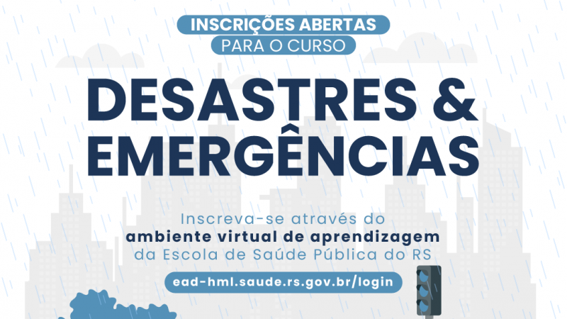 Curso Desastres e Emergências