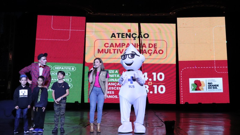 Lançamento da Campanha de Multivacinação Mirage Circus