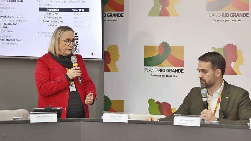Entrevista coletiva para anúncio de ações do Estado nas áreas da Saúde.