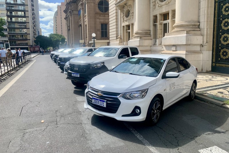 Para a SES, foram entregues 50 novos veículos entre carros sedans e camionetes 4x4.