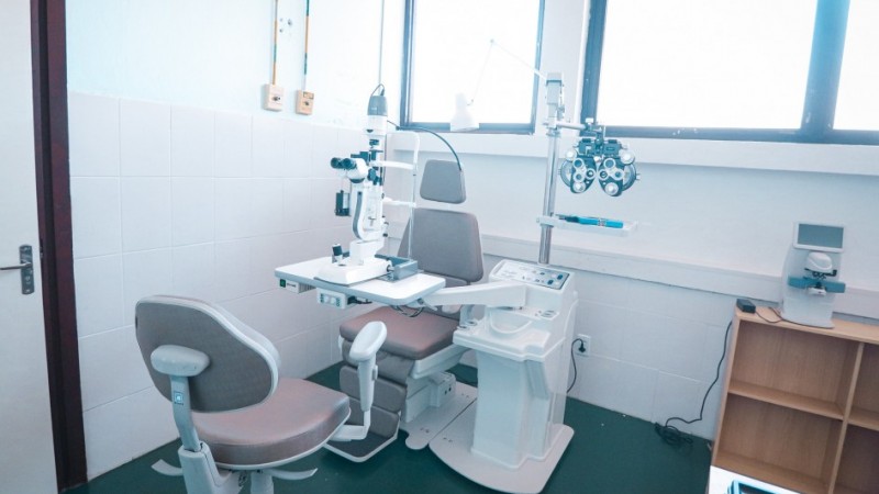 Imagem mostra ambulat&oacute;rio de oftalmologia geral e de degenera&ccedil;&atilde;o macular no Hospital de Cachoeirinha