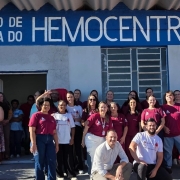 Equipe est&aacute; pronta para atuar na nova unidade de coleta de sangue de Candiota