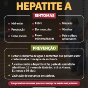 Doenças relacionadas às enchentes - hepatite A